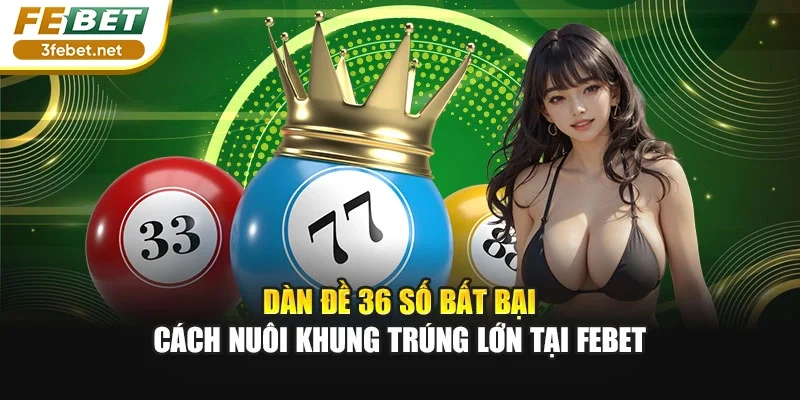 Dàn Đề 36 Số Bất Bại - Cách Nuôi Khung Trúng Lớn Tại FEBET